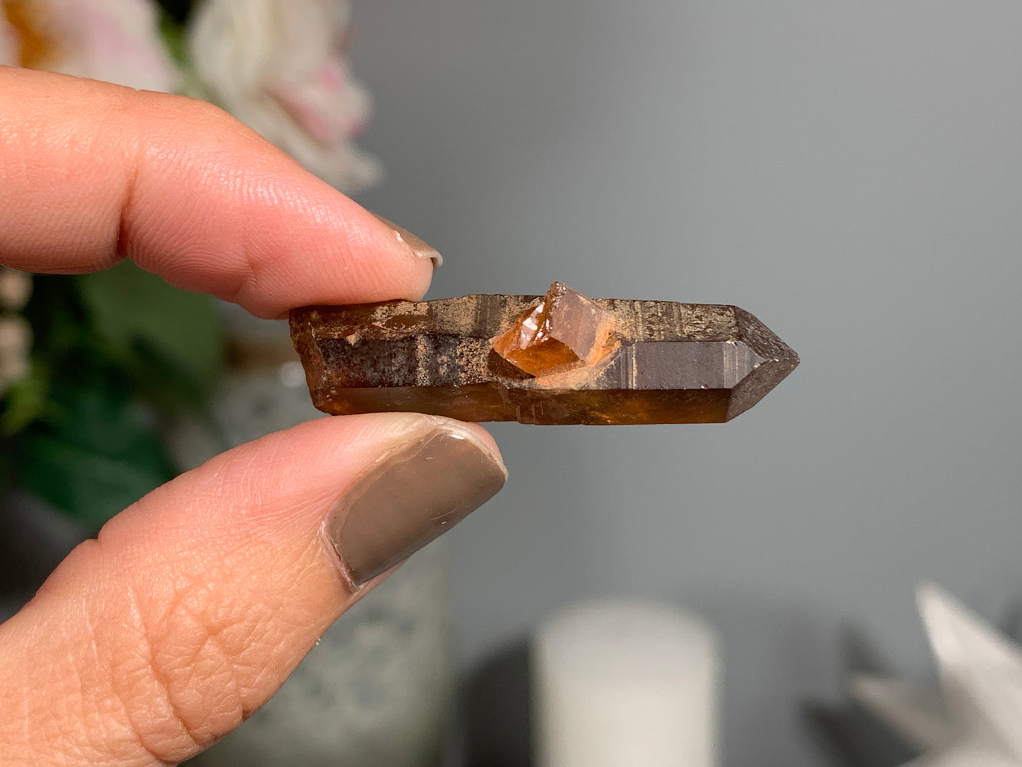 Congo Smoky Citrine Point (1.5", 39mm)