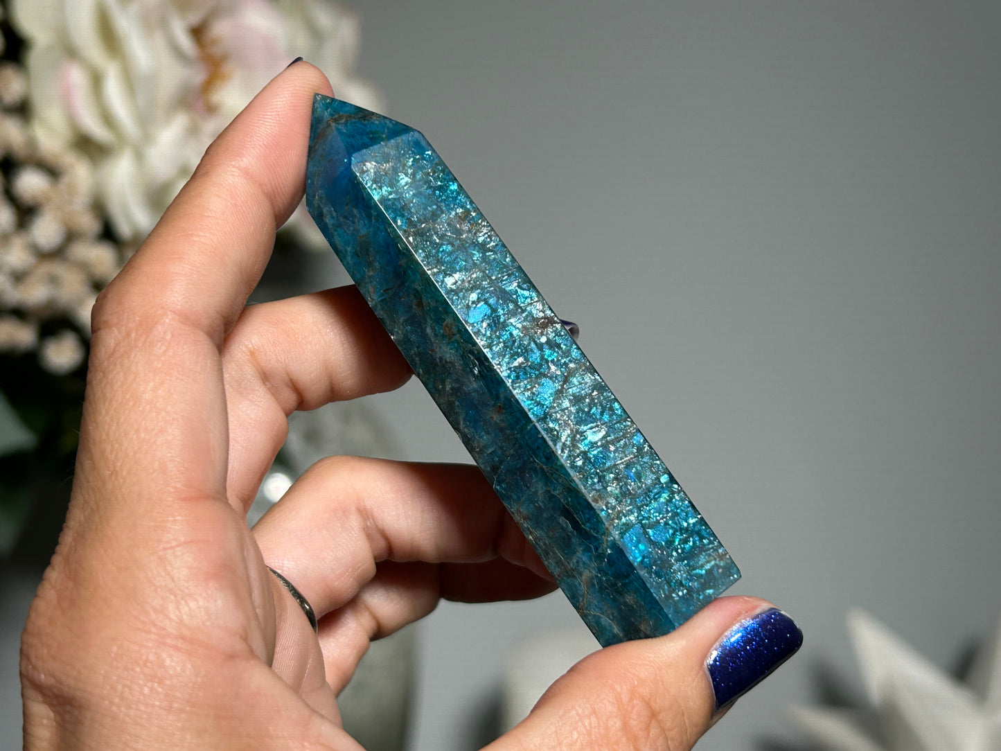 Blue Apatite Tower