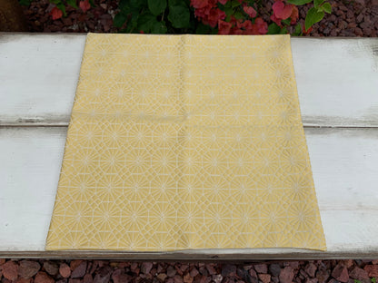Premium Yellow Altar Cloth, Two Sided, Sun Altar Cloth, Bumblebee, Honeycomb, Litha Altar Cloth, Summer Solstice Altar Cloth