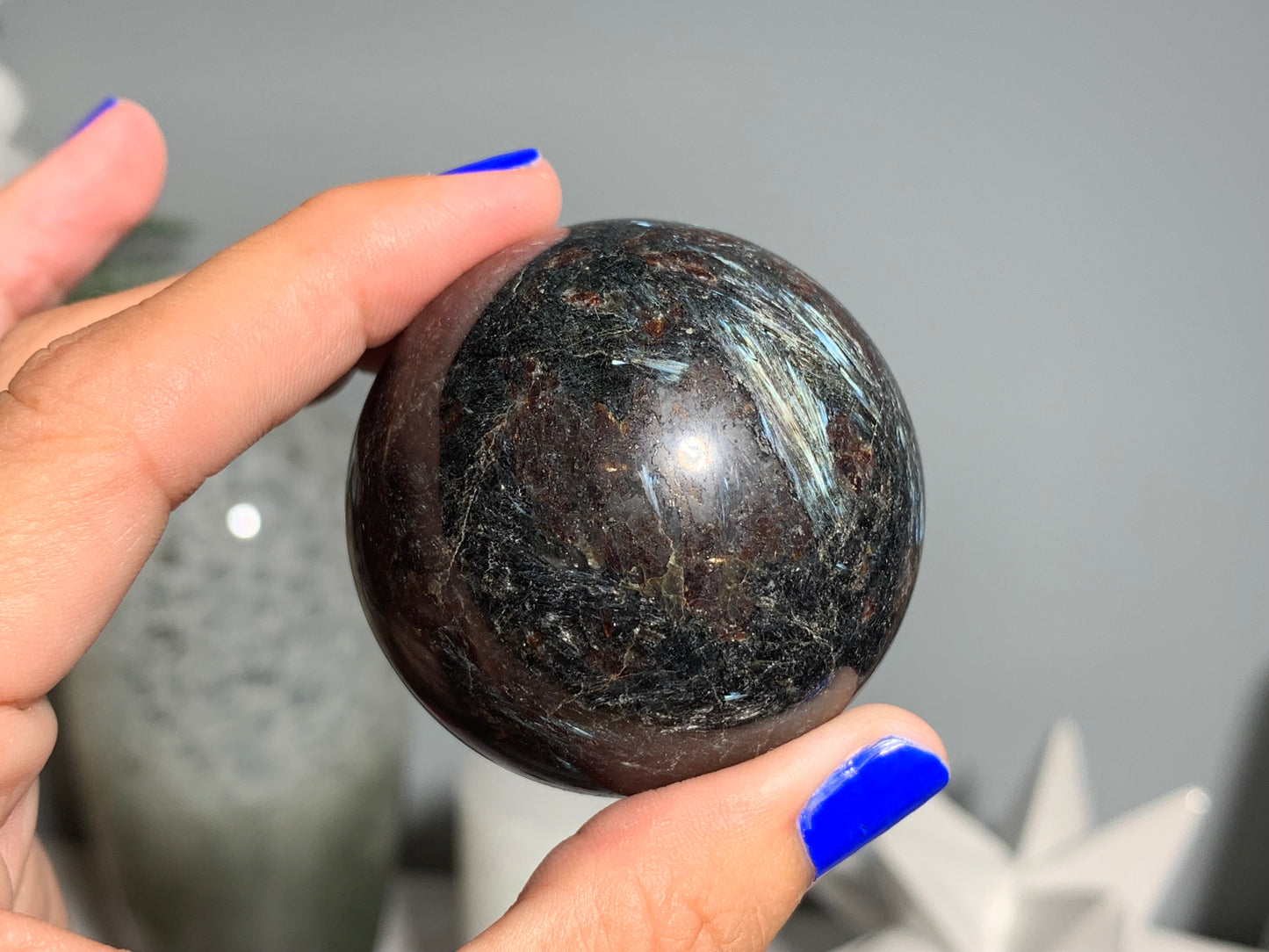 Grade A+ Anthophyllite Sphere (1.75" 45mm)