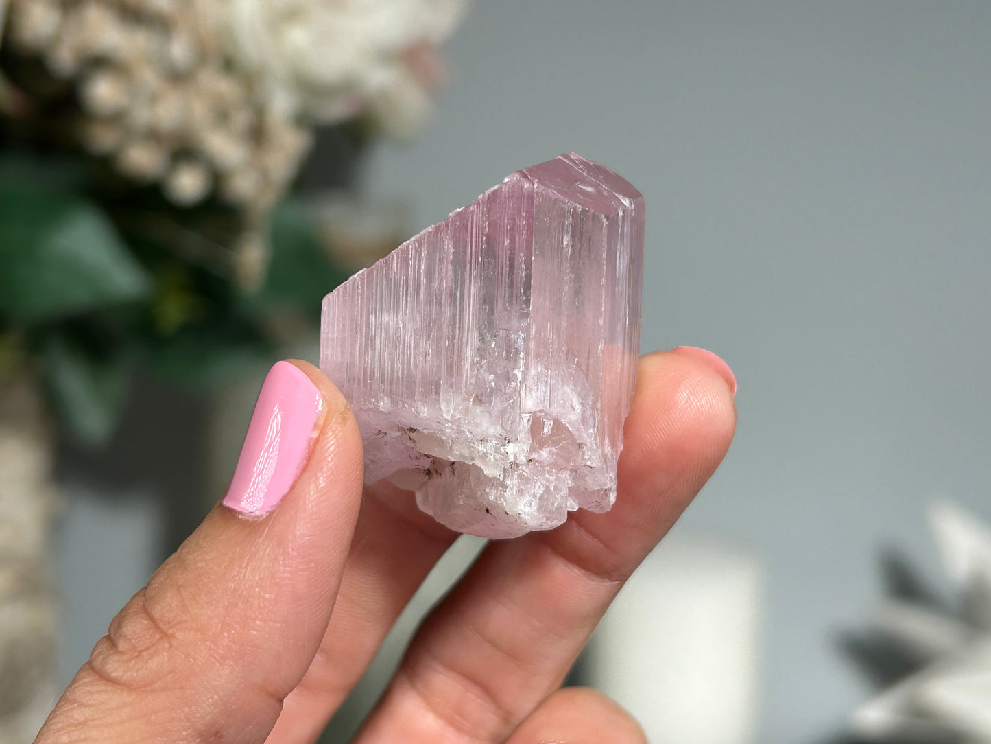 Natural Purple Kunzite Point (1.6", 40mm)