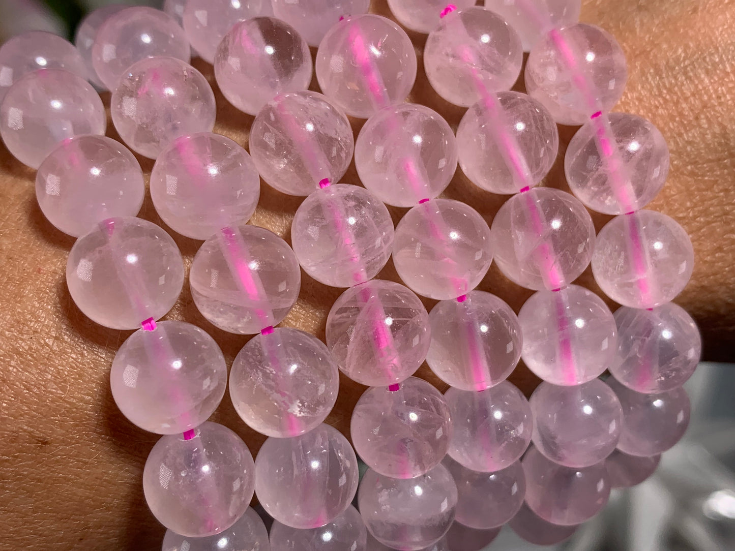 10mm Rose Quartz Bracelet