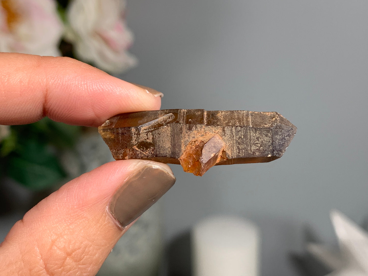 Congo Smoky Citrine Point (1.5", 39mm)