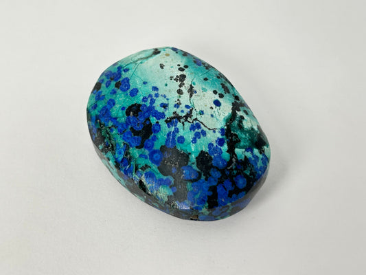 Azurite Chrysocolla Palm Stone #29