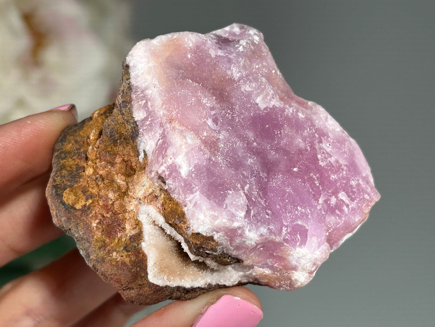 Natural Pink Aragonite (2.4", 61mm)