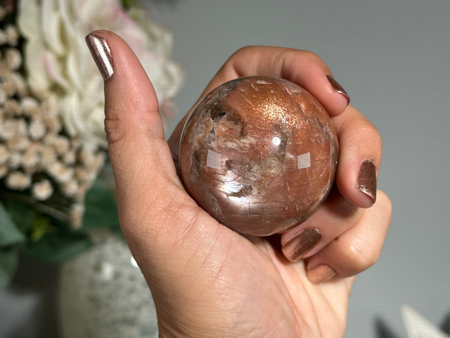 Confetti Sunstone Sphere (1.9", 48mm)