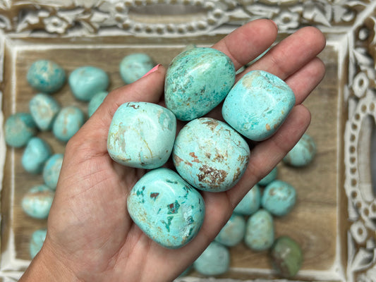 Tumbled Jumbo Peruvian Turquoise