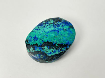 Azurite Chrysocolla Palm Stone #40
