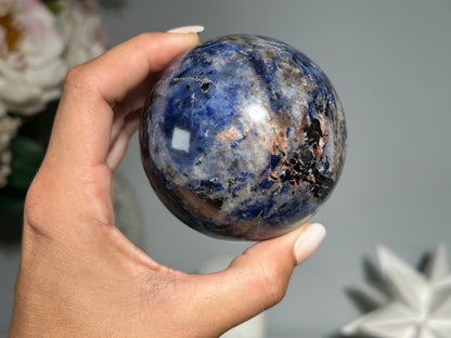 Sodalite Sphere (2.8", 71mm)
