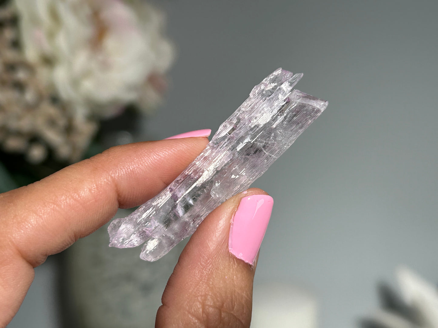 Natural Purple Kunzite Point (2", 52mm)