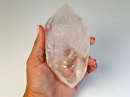 Polished Double Terminated Lemurian (4.8", 122mm)