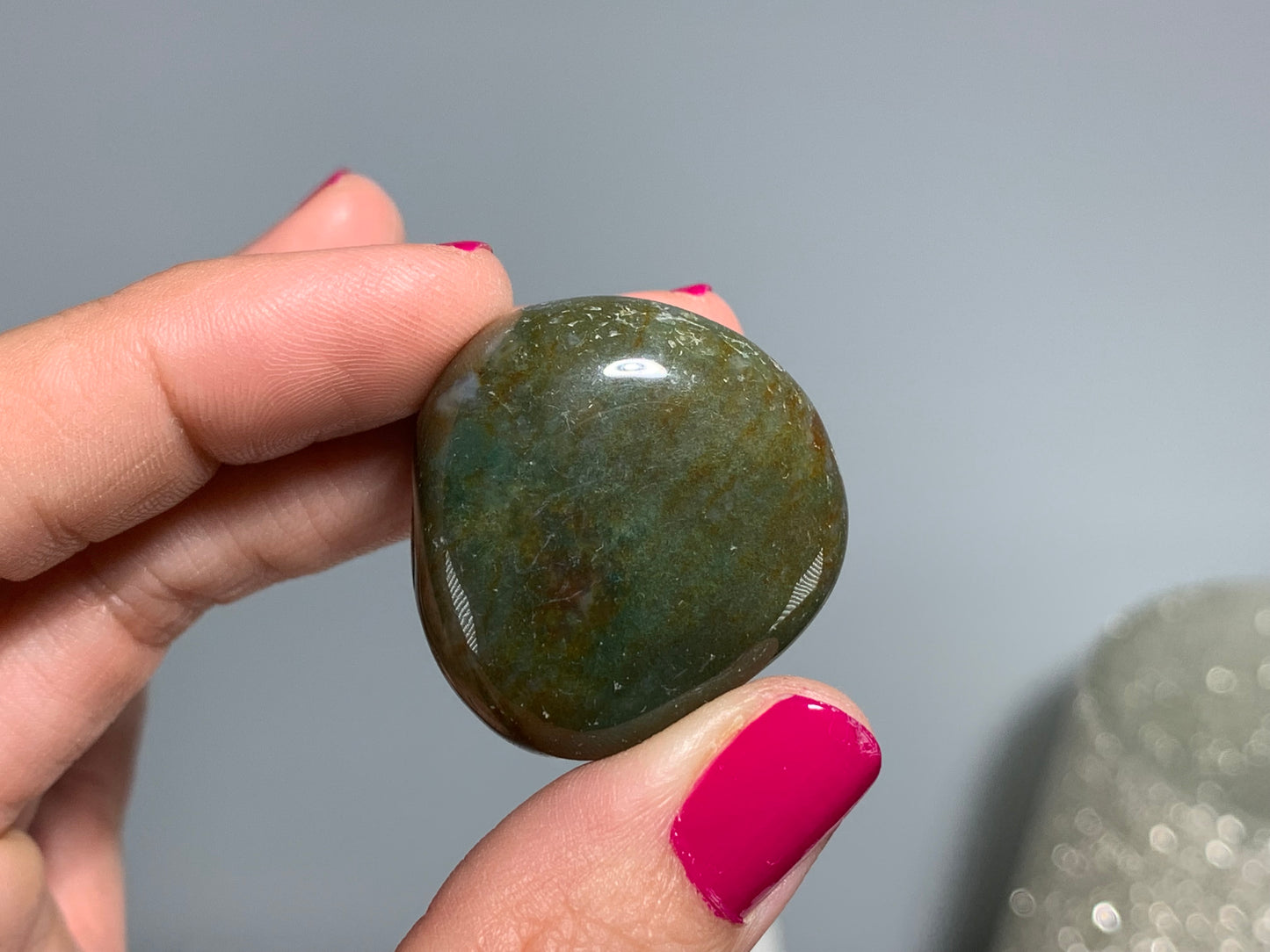 Tumbled Moss Agate Extra Large