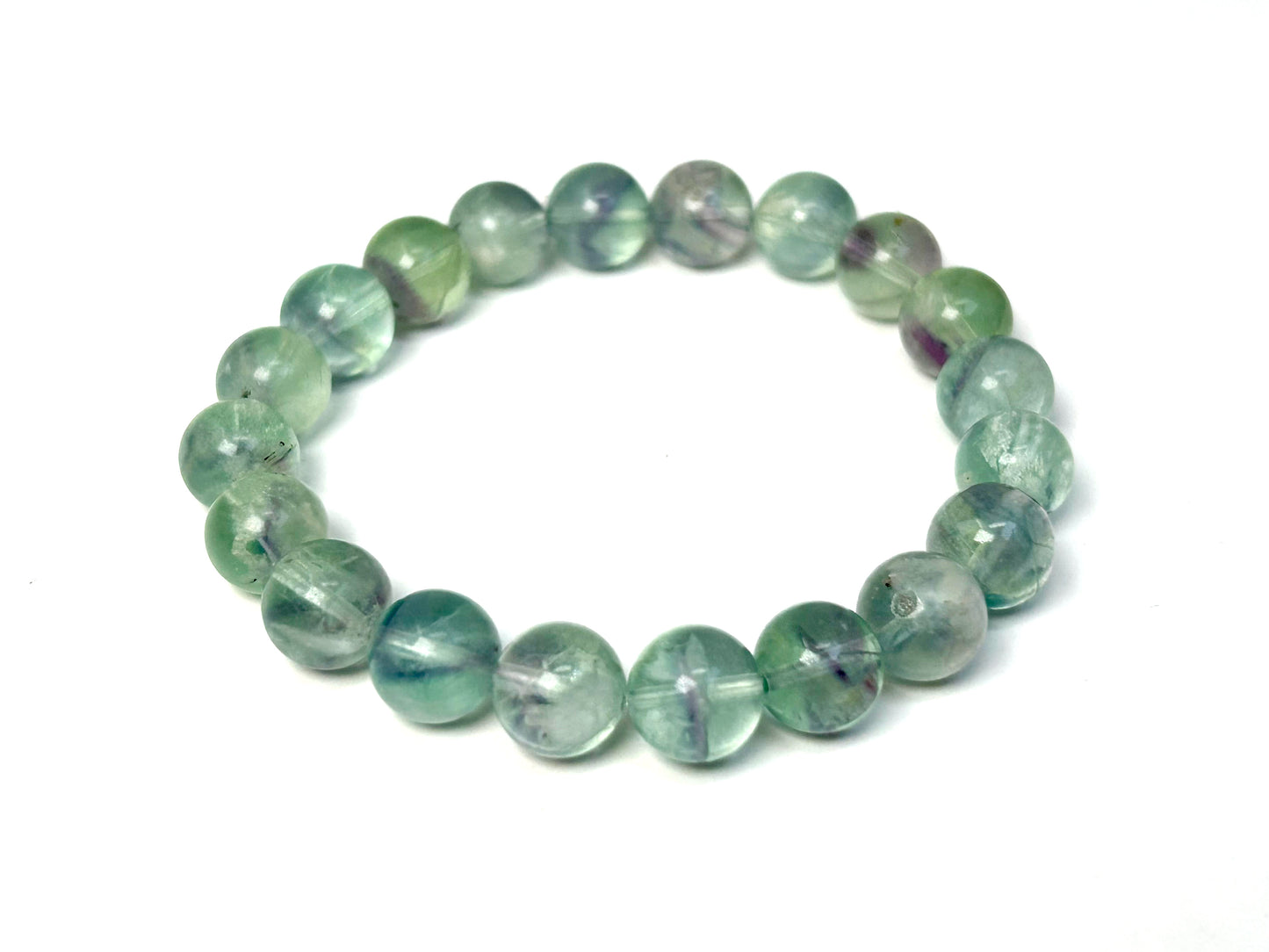 Feather Fluorite Bracelet
