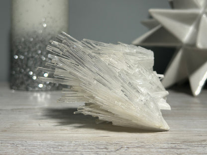 Natural Scolecite Cluster (4", 10cm)