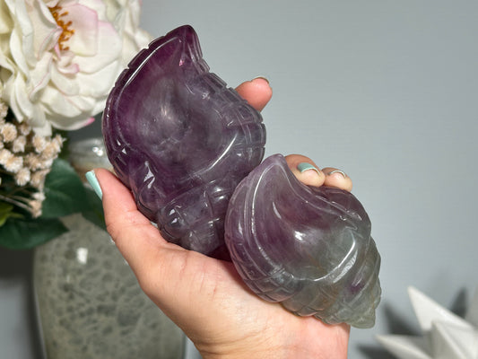 Rainbow Fluorite crystal clarity focus meditation stone