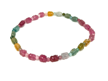 Rainbow Tourmaline Pixiu Bracelet