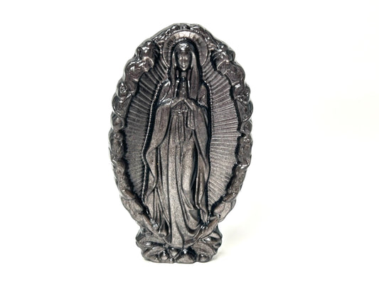 Silver Sheen Obsidian Mother Mary