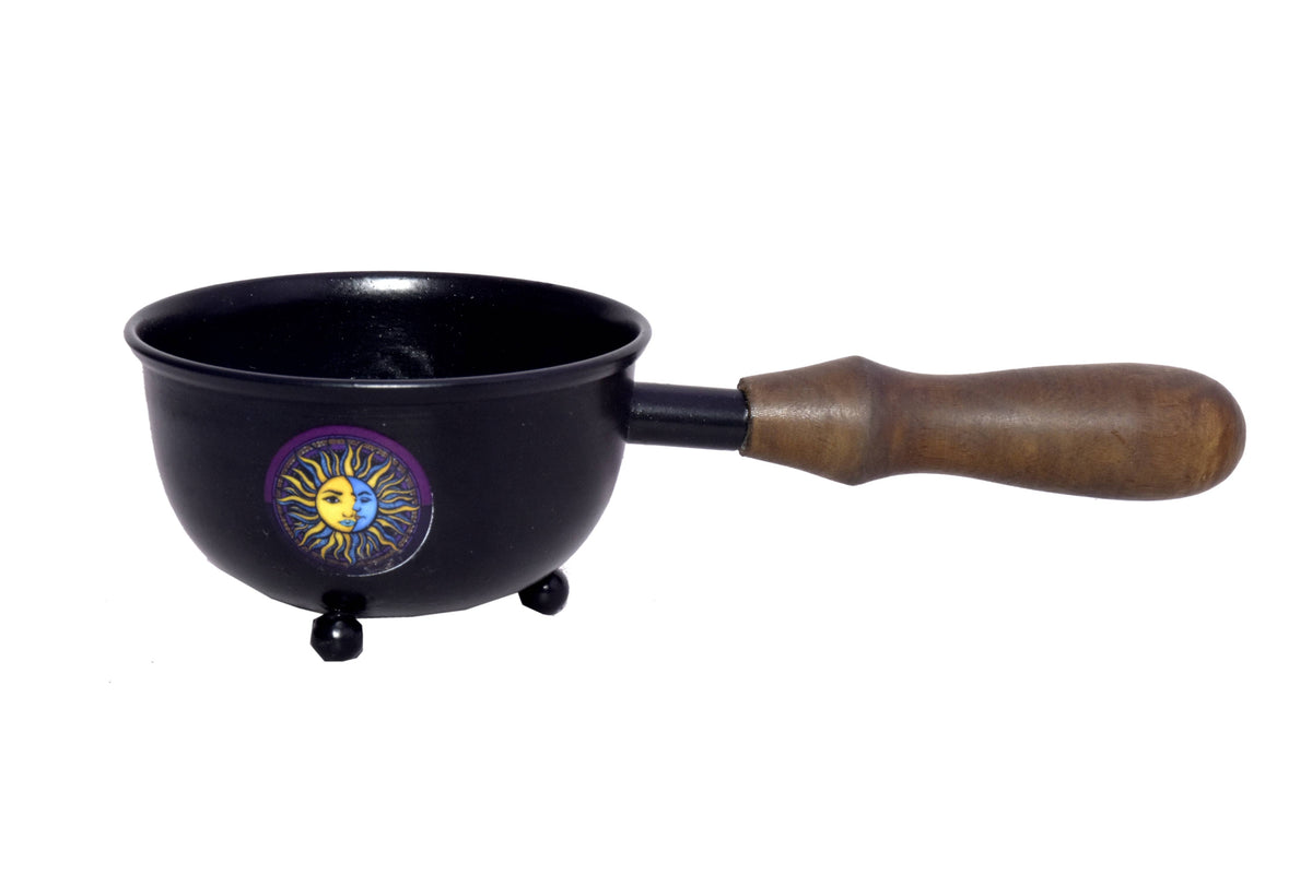 Celestial Metal Smudge Pot (3 in.)