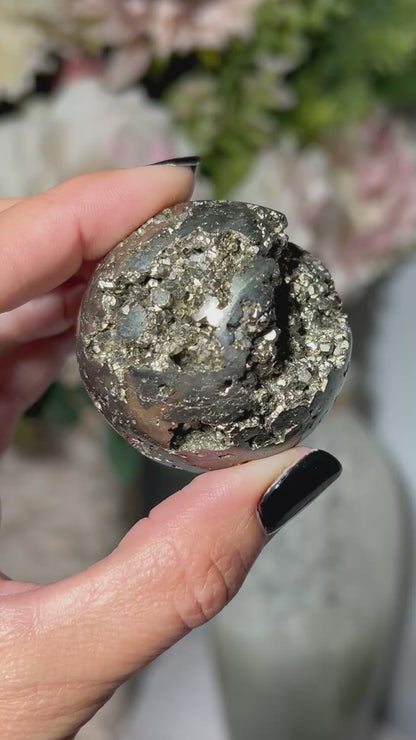 Pyrite Sphere (1.7", 44mm)