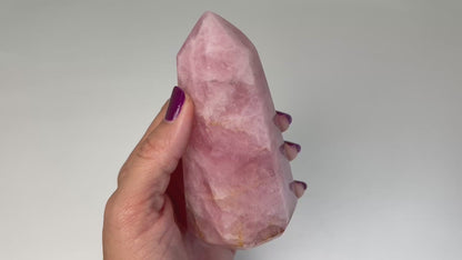 Rose Quartz Tower (4.1", 105mm)