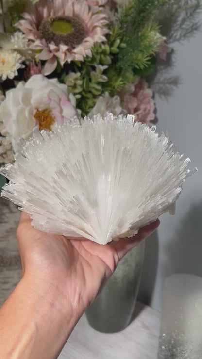 Natural Scolecite Cluster (6.8", 174mm)