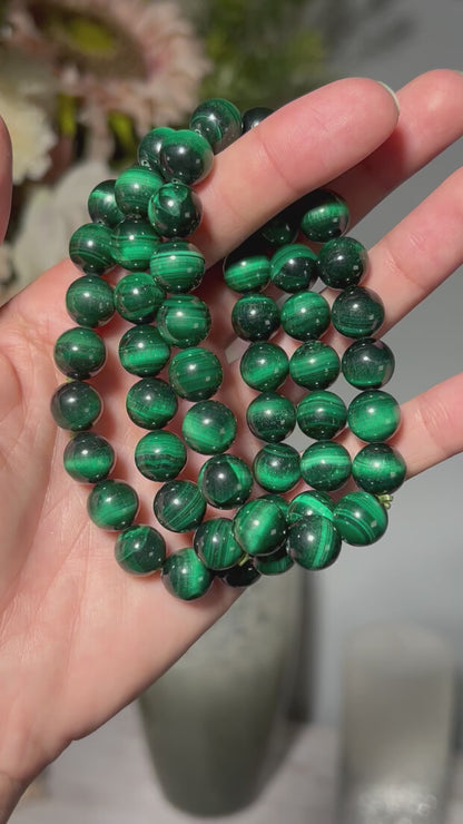 10mm Velvet Malachite Bracelet