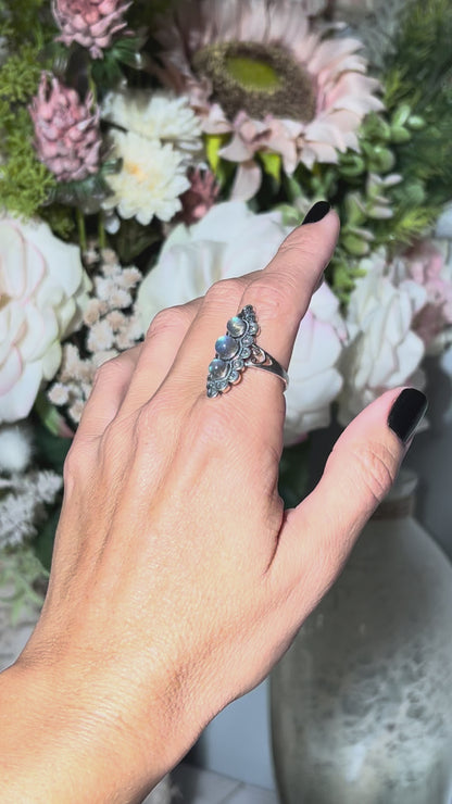 Labradorite Sterling Silver Ring