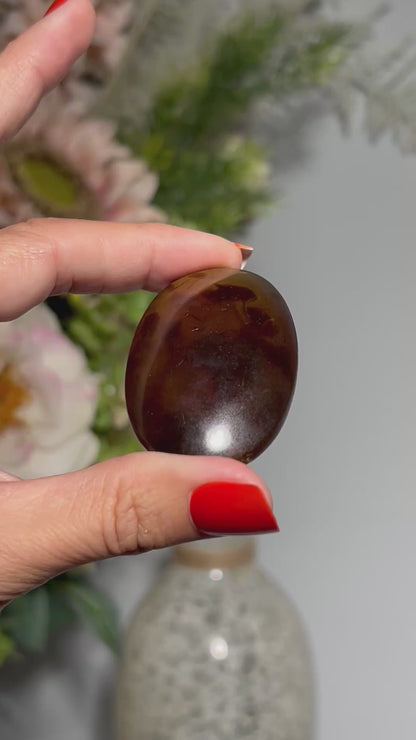 Copal Amber Palm Stone (2.2", 56mm)
