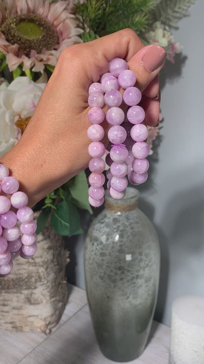 10mm Purple Kunzite Bracelet