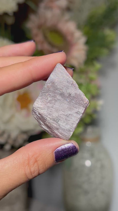Natural Purple Anhydrite (1.25", 32mm)