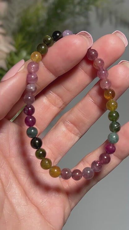 Rainbow Tourmaline Bracelet