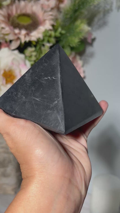 Shungite Pyramid (2.8”, 72mm)