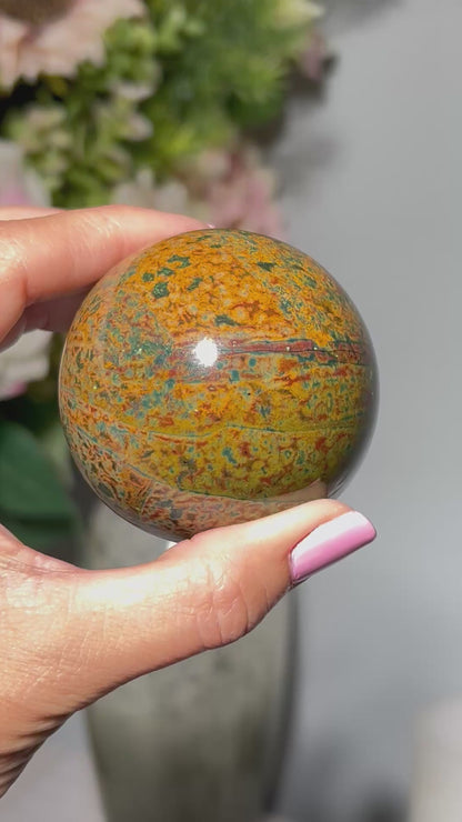 Ocean Jasper Sphere (2.3", 58mm)