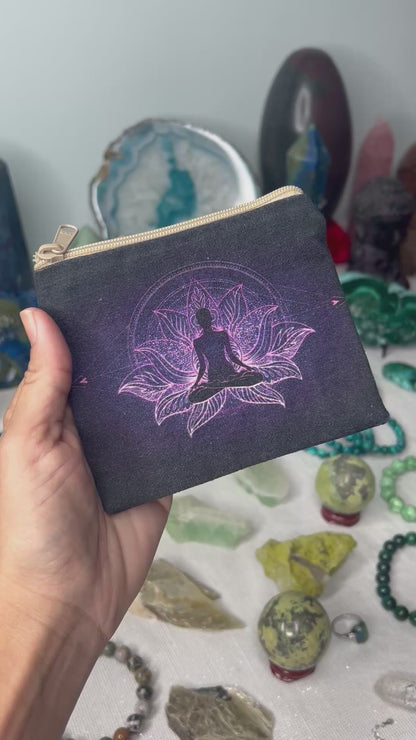 Yoga Lotus Coin Purse