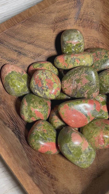 Tumbled Unakite