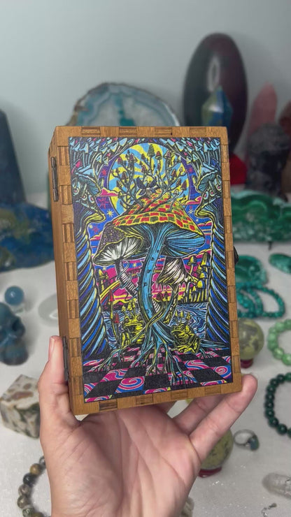 Mushroom Tarot Card Box
