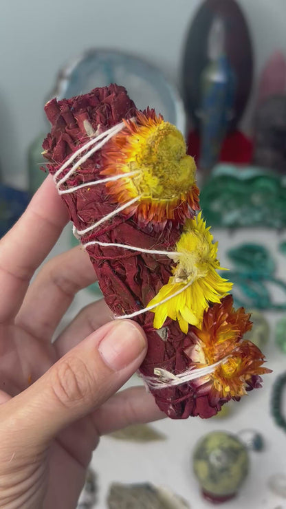 White Sage/Flowers - Good Fortune