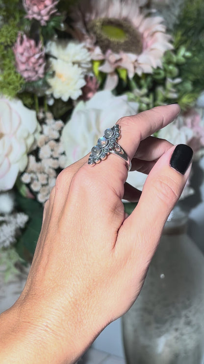 Labradorite Sterling Silver Ring