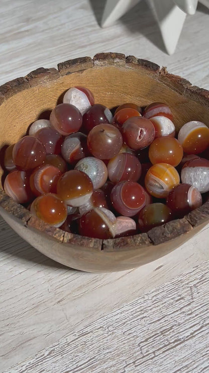 Mini Red Agate Sphere
