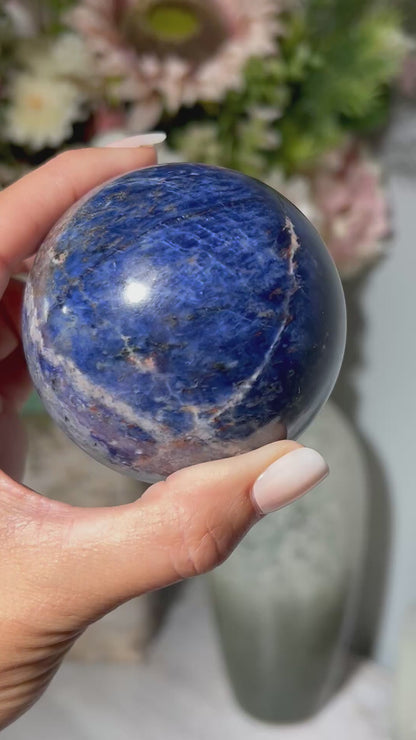 Sodalite Sphere (2.7", 69mm)