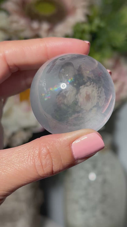Star Rose Quartz Sphere (1.7",43mm)