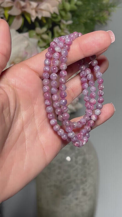 Unicorn Stone Triple Wrap Bracelet