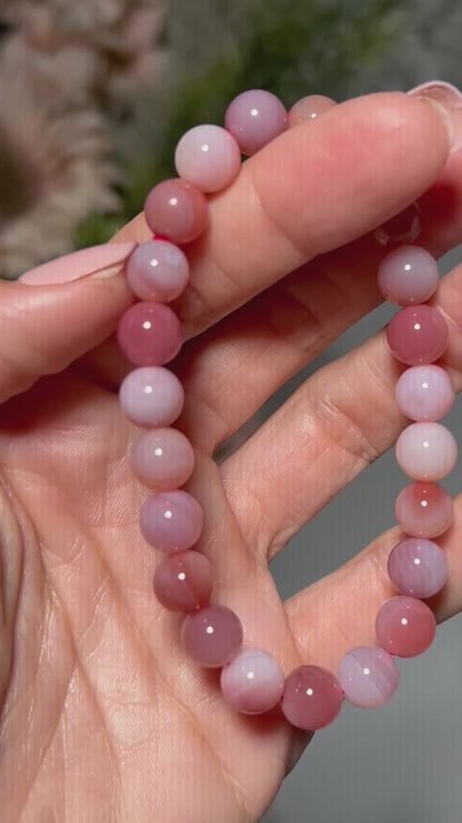 Pink Agate Bracelet
