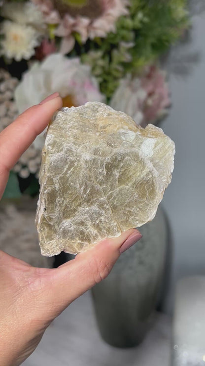 Natural Golden Muscovite Mica