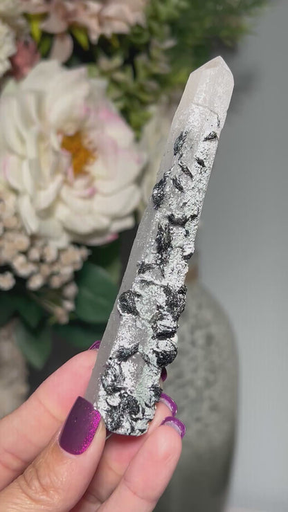 Sphalerite on Quartz (4.7", 120mm)