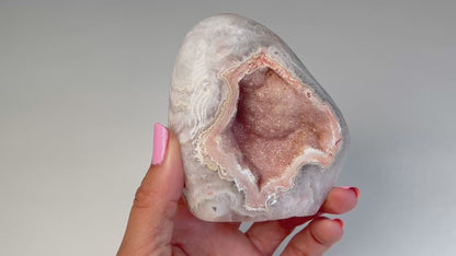 Pink Amethyst Freeform (3.2", 82mm)