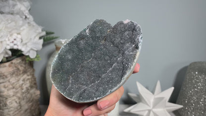 Black Amethyst Cluster(4.3", 115mm)