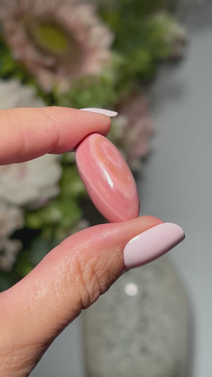 Pink Opal Shiva Lingam (1.2", 30mm)