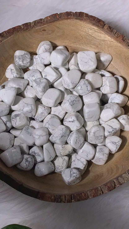 Tumbled White Howlite