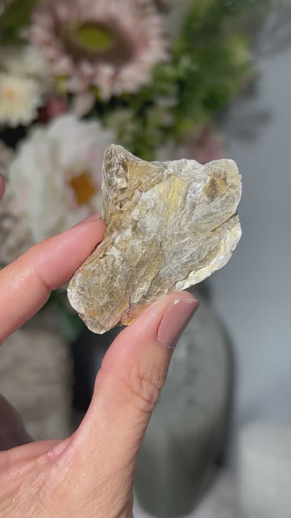 Natural Golden Muscovite Mica